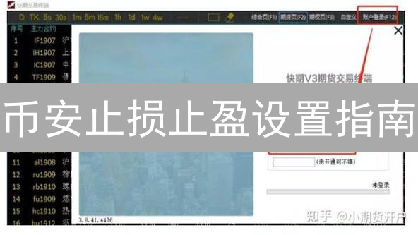 币安止损止盈设置指南：保驾护航，锁定加密货币收益