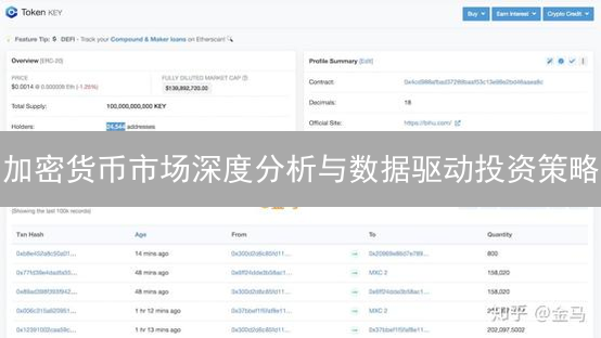 加密货币市场深度分析与数据驱动投资策略