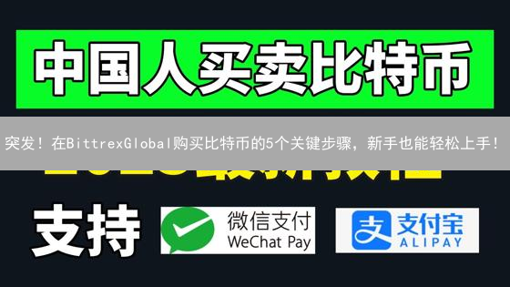 突发！在BittrexGlobal购买比特币的5个关键步骤，新手也能轻松上手！