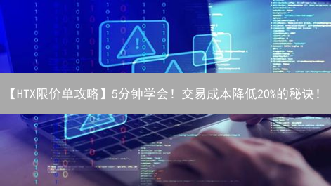 【HTX限价单攻略】5分钟学会！交易成本降低20%的秘诀！