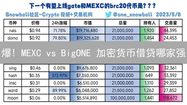 爆! MEXC vs BigONE 加密货币借贷哪家强？杠杆交易深度揭秘！