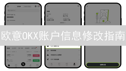 欧意OKX账户信息修改指南：安全保障与便捷操作